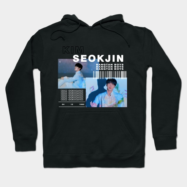 Kpop Designs Jin BTS Hoodie by Design Kpop Aesthetic Store